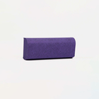Футляр для очков на магните, 15.5 см х 3 см х 6 см, салфетка, цвет фиолетовый - фото 10457853
