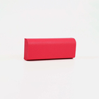 Футляр для очков на магните, 15.5 см х 3 см х 6 см, салфетка, цвет розовый - фото 6900782
