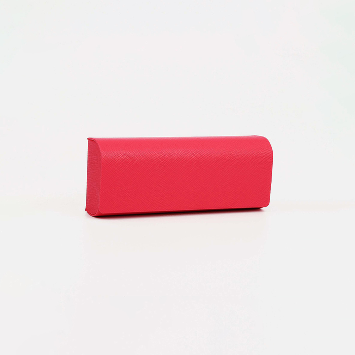 Футляр для очков на магните, 15.5 см х 3 см х 6 см, салфетка, цвет розовый - Фото 1