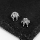 Серьги "Печать Велеса", цвет серебро - фото 805490732