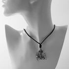 Кулон-амулет «Рагнарёк» на шнурке, цвет чернёное серебро на чёрном шнурке, 60 см - фото 24478811