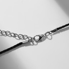 Кулон-амулет «Рагнарёк» на шнурке, цвет чернёное серебро на чёрном шнурке, 60 см - фото 24478812