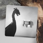 Кольцо с надписью «Вальхалла» с рунами, белое в серебре, 18 размер - Фото 4