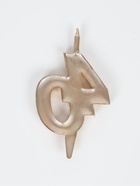 Свеча в торт «Юбилейная», цифра 40, 10 см, шампань - Фото 2