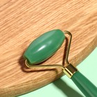 Массажёр для лица и зоны декольте, 14,5 × 5 см, PVC-коробка, цвет зелёный - фото 52464967