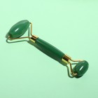 Массажёр для лица и зоны декольте, 14,5 × 5 см, PVC-коробка, цвет зелёный - фото 52464969