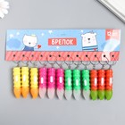 Фонарик свет на кольце "Лампочка" МИКС 1,6х1,6х6,7 см (комплект 12 шт) - фото 25324398