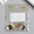 Декор для творчества металл, эмаль «Кактус в горшочке в горох», 2.2?1.5 см (комплект 4 шт) - фото 22190628