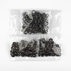 Кнопка рубашечная, открытая, d=9.5 мм, цвет чёрный никель - Фото 4