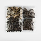 Кнопка рубашечная, закрытая, d = 9,5 мм, цвет антик, цена за 1 штуку - Фото 4