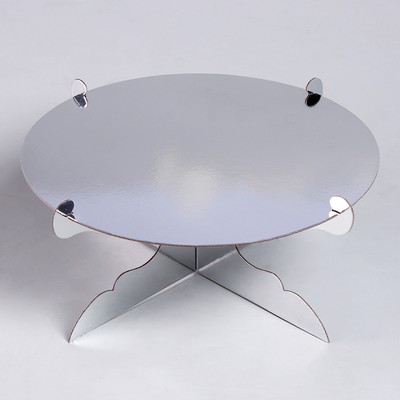 Подставка для пирожных, серебряная