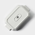 Форма для запекания BellaTenero, 1 л, 25.6×14.9×6.2 см, с бамбуковой крышкой, керамика, белая - Фото 10