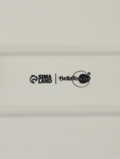 Форма для запекания BellaTenero, 1.6 л, 31×19×7.5 см, с бамбуковой крышкой, керамика, белая