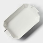 Форма для выпечки из жаропрочной керамики BellaTenero, 31×19×7,5 см, цвет белый - фото 4378933