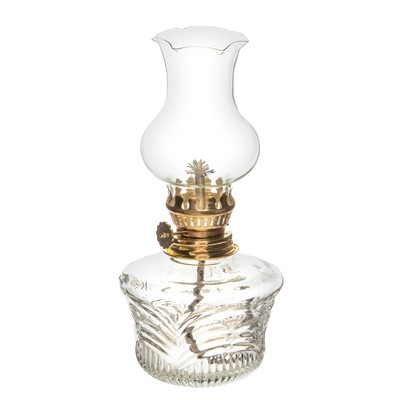 Керосиновая лампа декоративная прозрачный 9×9×18 см RISALUX