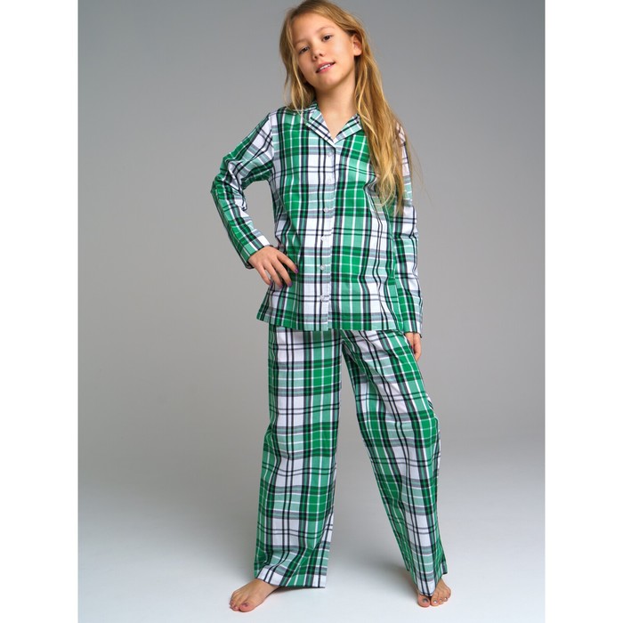 Пижама для девочек, рост 128 см