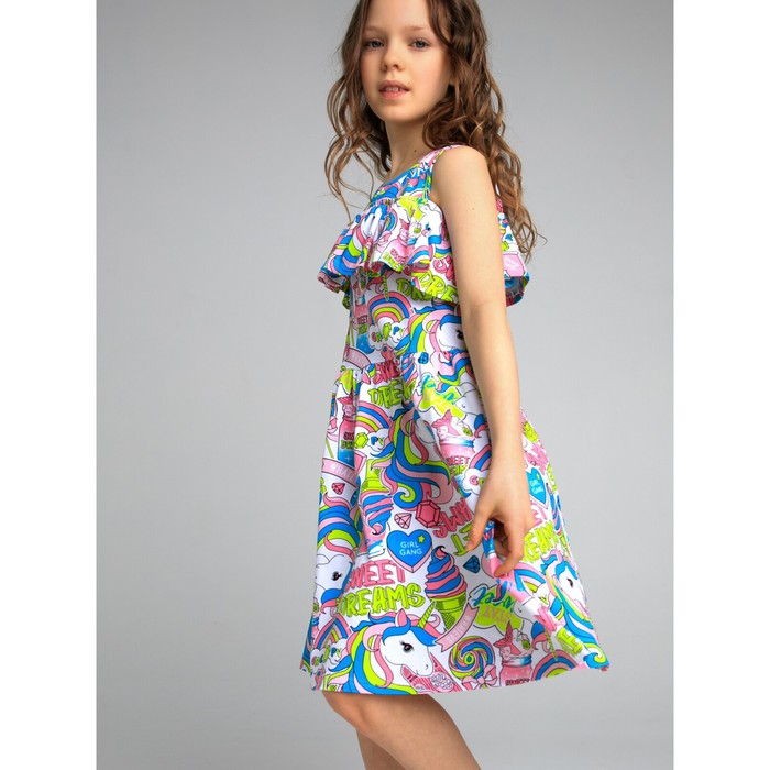 Платье для девочек, рост 128 см