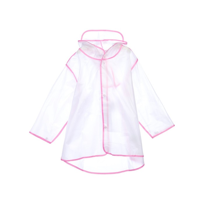 Плащ-дождевик для девочек, рост 122 см