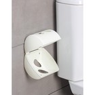 Держатель для туалетной бумаги Keeplex Light, 13,4×13×12,4 см, цвет белое облако - Фото 4