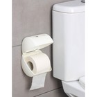 Держатель для туалетной бумаги Keeplex Light, 13,4×13×12,4 см, цвет белое облако - Фото 5