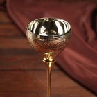 Бокал для вина, 20×9×9 ± 1 см, латунь - Фото 3