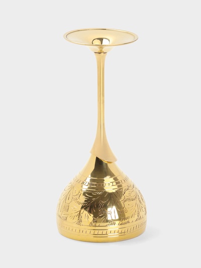 Бокал для вина, 20×9×9 ± 1 см, латунь