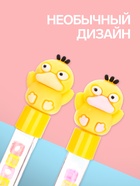 Ручка-прикол Calligrata «Утка», с кубиками, автоматическая, синий стержень, гелевая, МИКС - Фото 2