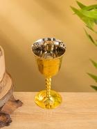 Бокал для вина, 8×7×17 см, латунь - Фото 2