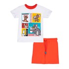 Комплект для мальчиков: футболка, шорты, рост 104 см - фото 109935834