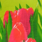 Простыня "Этель поплин" 1.5 сп Тюльпаны 150*210 см, 100% хлопок, поплин - Фото 2