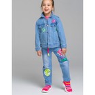 Куртка джинсовая для девочки PlayToday, рост 122 см - Фото 2