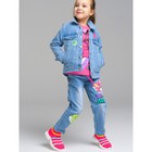 Куртка джинсовая для девочки PlayToday, рост 122 см - Фото 4