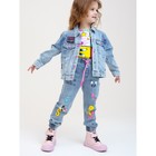 Куртка джинсовая для девочки PlayToday, рост 122 см - Фото 1