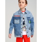 Куртка джинсовая для мальчиков, рост 164 см - Фото 1