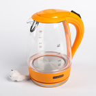 Чайник электрический "Ладомир" 104, 1.7 л, 2000 Вт, оранжевый - Фото 1