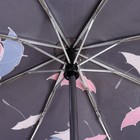 Зонт автоматический «Одуванчик», эпонж, 3 сложения, 8 спиц, R = 52 см, цвет чёрный - Фото 3