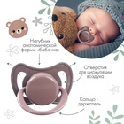 Соска - пустышка латексная ортодонтическая «Лес», от 6 мес., коричневый - Фото 4