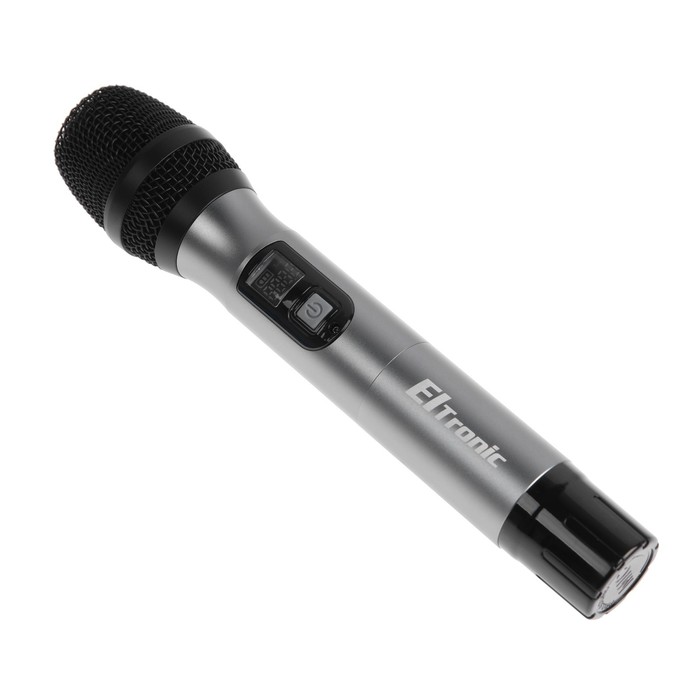 Микрофон для караоке ELTRONIC 10-06, беспроводной, приемник, черный - Фото 1