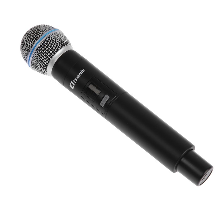 Микрофон для караоке ELTRONIC 10-03, беспроводной, приемник, черный - Фото 1