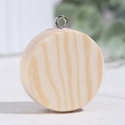 Заготовка для творчества брелок "Смайлик девочка" 4х4х1,2 см - фото 22192342