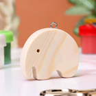 Заготовка для творчества брелок "Слоник полукруглый" 5,4х4,5х1,2 см - фото 22883843