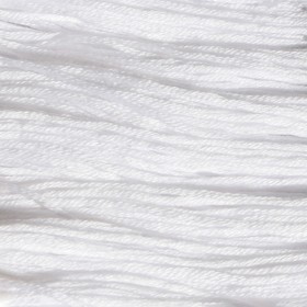 Нитки мулине, хлопок, 8 ± 1 м, цвет белый №0101 (комплект 24 шт)