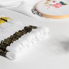 Нитки мулине, хлопок, 8 ± 1 м, цвет белый №0101, цена за 1 штуку - Фото 2