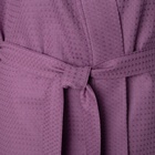 Халат вафельный женский Экономь и Я рукав 3/4 цвет лаванда, размер 50-52, 100% хлопок, 200 г/м² - Фото 7