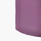 Халат вафельный женский Экономь и Я рукав 3/4 цвет лаванда, размер 50-52, 100% хлопок, 200 г/м² - Фото 9