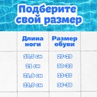 Ласты для плавания ONLYTOP, р. 27-29, цвет синий/голубой - фото 3896879