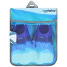 Ласты для плавания ONLYTOP, р. 30-32, цвет синий/голубой - Фото 8