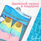 Ласты для плавания ONLYTOP, р. 36-38, цвет радужный - Фото 3