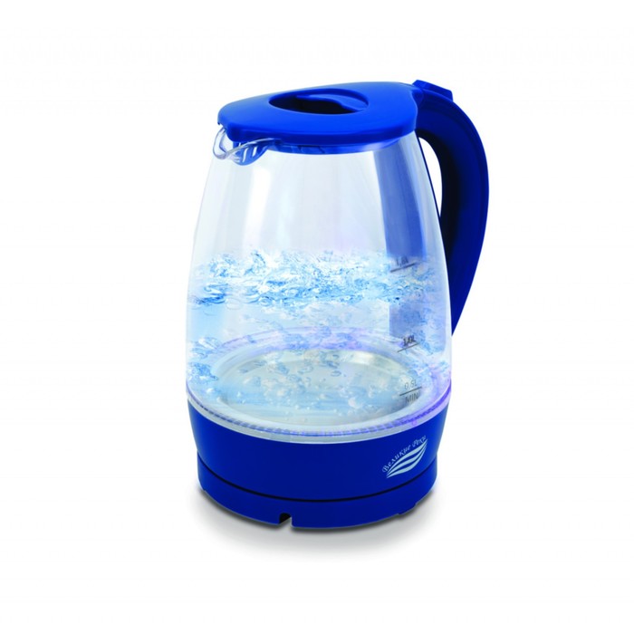 Чайник электрический «Дон-1‎‎», стекло, 1.8 л, 1850 Вт, цвет синий