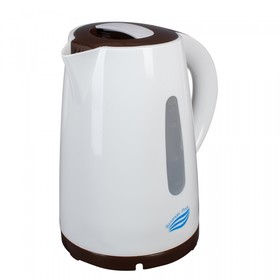 Чайник электрический «‎‎Томь-1», пластик, 1.7 л, 1850 Вт, белый-коричневый